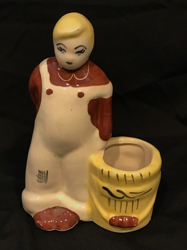 Vintage ceramic boy with - vintage,